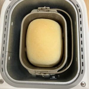 ブザーがなって、ホームベーカリーの蓋を開けたところ